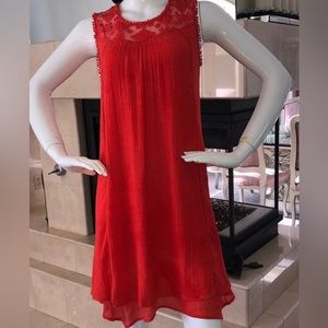 John Paul Richard Red Dress M New condition. 
Cool & Comfy